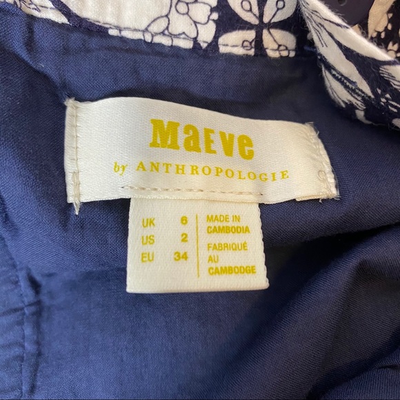 🔥SOLD🔥 Maeve by Anthropologie Magda Halter Jumpsuit Navy - Picture 10 of 16